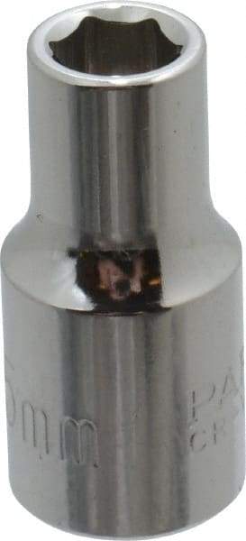 Paramount - 1/4" Drive, Standard Hand Socket - 6 Points, 15/16" OAL, Steel, Chrome Finish - Strong Tooling