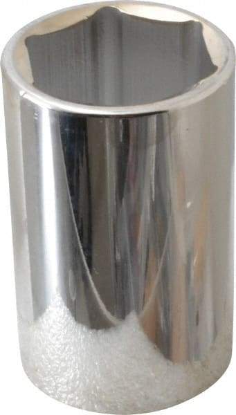 Paramount - 1-7/16", 1/2" Drive, Deep Hand Socket - 6 Points, 3-1/2" OAL, Steel, Chrome Finish - Strong Tooling