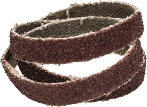 Tru-Maxx - 1/4" Wide x 12" OAL, 80 Grit, Aluminum Oxide Abrasive Belt - Aluminum Oxide, Medium, Coated - Strong Tooling