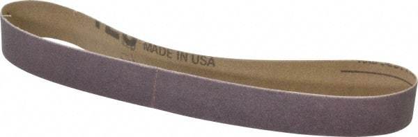 Tru-Maxx - 3/4" Wide x 18" OAL, 120 Grit, Aluminum Oxide Abrasive Belt - Aluminum Oxide, Fine, Coated - Strong Tooling