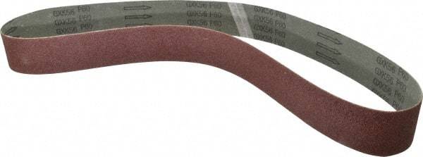 Tru-Maxx - 2" Wide x 48" OAL, 60 Grit, Aluminum Oxide Abrasive Belt - Aluminum Oxide, Medium, Coated - Strong Tooling