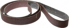 Tru-Maxx - 2" Wide x 132" OAL, 80 Grit, Aluminum Oxide Abrasive Belt - Aluminum Oxide, Medium, Coated - Strong Tooling