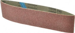 Tru-Maxx - 3" Wide x 24" OAL, 40 Grit, Aluminum Oxide Abrasive Belt - Aluminum Oxide, Coarse, Coated - Strong Tooling