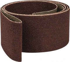 Tru-Maxx - 3" Wide x 132" OAL, 60 Grit, Aluminum Oxide Abrasive Belt - Aluminum Oxide, Medium, Coated - Strong Tooling