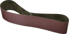 Tru-Maxx - 4" Wide x 48" OAL, 80 Grit, Aluminum Oxide Abrasive Belt - Aluminum Oxide, Medium, Coated - Strong Tooling