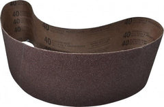 Tru-Maxx - 6" Wide x 48" OAL, 40 Grit, Aluminum Oxide Abrasive Belt - Aluminum Oxide, Coarse, Coated - Strong Tooling