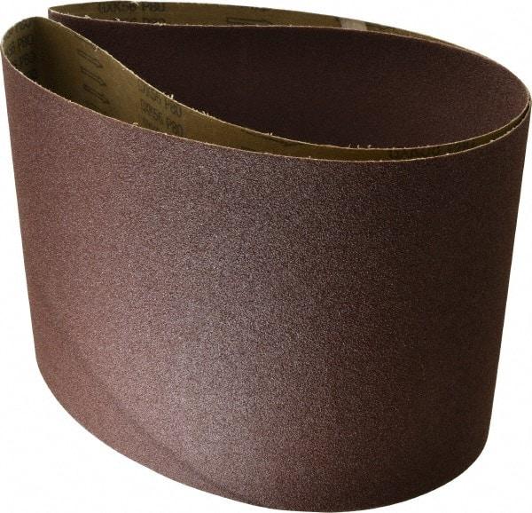 Tru-Maxx - 10" Wide x 70-1/2" OAL, 80 Grit, Aluminum Oxide Abrasive Belt - Aluminum Oxide, Medium, Coated - Strong Tooling