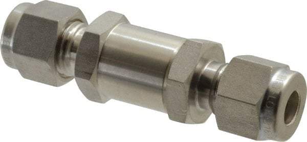 Ham-Let - 1/4" Stainless Steel Check Valve - Inline, Comp x Comp, 3,000 WOG - Strong Tooling