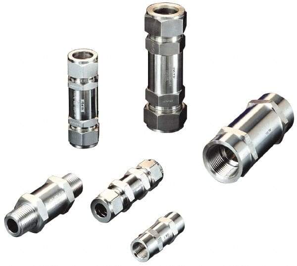 Ham-Let - 1/2" Stainless Steel Check Valve - Inline, MNPT x MNPT, 3,000 WOG - Strong Tooling