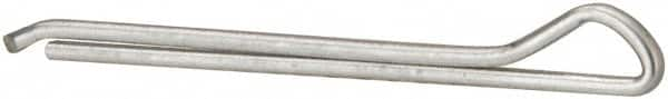 Made in USA - 3/32" Diam x 1-1/4" Long Hammerlock Cotter Pin - Grade 2, Zinc-Plated, Steel - Strong Tooling