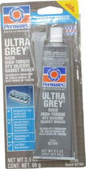 Permatex - 3-1/2 oz Gasket Maker - -65 to 650°F, Gray, Comes in Tube - Strong Tooling