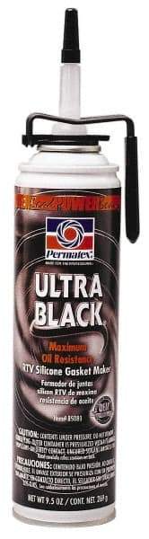 Permatex - 9-1/2 oz Oil Resistant Gasket Maker - -65 to 550°F, Black, Comes in PowerBead Aerosol Can - Strong Tooling