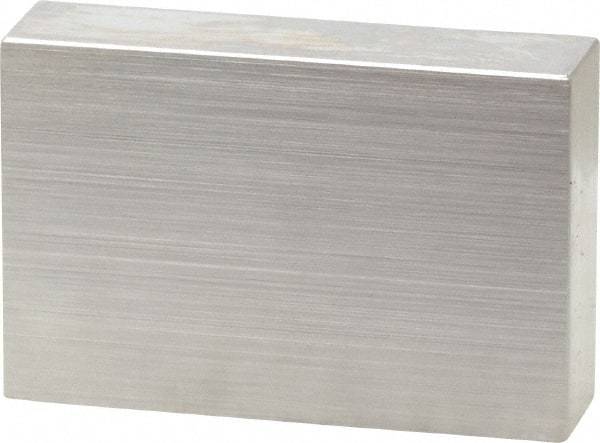 Mitutoyo - 0.9" Rectangular Steel Gage Block - Accuracy Grade 0, Includes Certificate of Inspection - Strong Tooling