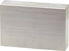 Mitutoyo - 0.9" Rectangular Steel Gage Block - Accuracy Grade 0, Includes Certificate of Inspection - Strong Tooling