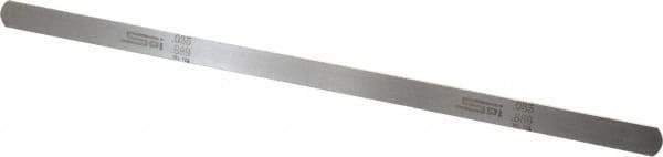 SPI - 0.035 Inch Thick x 1/2 Inch Wide x 12 Inch Leaf Length, Parallel Feeler Gage - High Carbon Steel - Strong Tooling