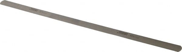 SPI - 0.4mm Thick x 1/2 Inch Wide x 12 Inch Leaf Length, Parallel Feeler Gage - High Carbon Steel - Strong Tooling