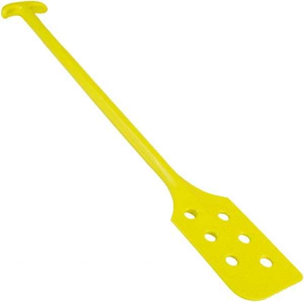 Remco - Yellow Polypropylene Mixing Paddle with Holes - 40" Overall Length - Strong Tooling