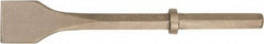 Ampco - 2-1/2" Head Width, 18" OAL, 3/4" Shank Diam, Chisel - Hex Drive, Hex Shank - Strong Tooling