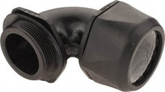 Murrplastik - 2" Trade, Nylon Compression Angled Liquidtight Conduit Connector - Noninsulated - Strong Tooling