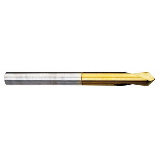 Guhring - 12mm Body Diam, 90°, 102mm OAL, High Speed Steel Spotting Drill - Strong Tooling