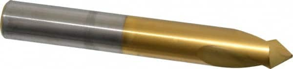 Guhring - 5/8" Body Diam, 90°, 115mm OAL, High Speed Steel Spotting Drill - Strong Tooling