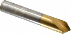 Guhring - 1" Body Diam, 90°, 156mm OAL, High Speed Steel Spotting Drill - Strong Tooling