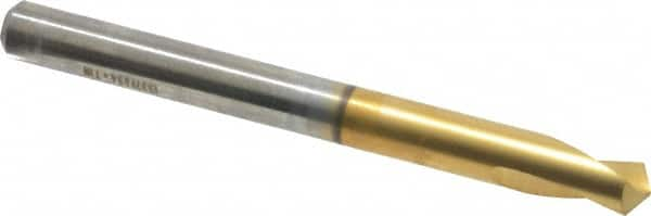 Guhring - 1/4" Body Diam, 120°, 70mm OAL, High Speed Steel Spotting Drill - Strong Tooling