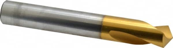 Guhring - 3/4" Body Diam, 120°, 131mm OAL, High Speed Steel Spotting Drill - Strong Tooling