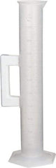 Bel-Art - 1,000 ml Polypropylene Graduated Cylinder - 10 ml Graduation, 2-17/32" Diam x 17-19/64" High - Strong Tooling