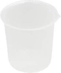 Bel-Art - 100 ml Polypropylene Graduated Beaker - 25 ml Graduation, 2-1/2" Diam x 2-37/64" High - Strong Tooling