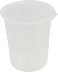 Bel-Art - 400 ml Polypropylene Graduated Beaker - 50 ml Graduation, 3-27/32" Diam x 4-7/16" High - Strong Tooling