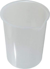 Bel-Art - 600 ml Polypropylene Graduated Beaker - 100 ml Graduation, 4-19/64" Diam x 5" High - Strong Tooling