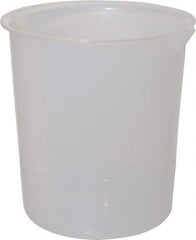 Bel-Art - 4,000 ml Polypropylene Graduated Beaker - 1,000 ml Graduation, 8-29/64" Diam x 9-5/64" High - Strong Tooling