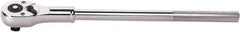 GearWrench - 3/4" Drive Pear Head Ratchet - Full Polish Chrome Finish, 19" OAL, 24 Gear Teeth, Full Polished Handle, Button Head - Strong Tooling