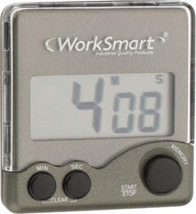 Value Collection - Big Digit Count Up and Down Timer - Counter Down 99 Min 59 Sec, Daily Alarm, Black - Strong Tooling