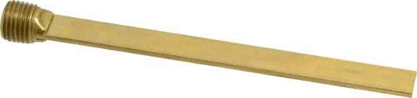 Made in USA - 1/4" NPT Thread, Straight, Die & Mold Cooling Baffle - 5" OAL, Brass - Strong Tooling