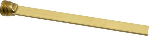 Made in USA - 3/8" NPT Thread, Straight, Die & Mold Cooling Baffle - 6" OAL, Brass - Strong Tooling