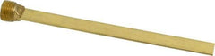 Made in USA - 1/2" NPT Thread, Straight, Die & Mold Cooling Baffle - 8" OAL, Brass - Strong Tooling