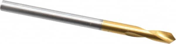 Guhring - 3mm Body Diam, 90°, 46mm OAL, High Speed Steel Spotting Drill - Strong Tooling