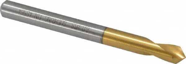 Guhring - 6mm Body Diam, 90°, 66mm OAL, High Speed Steel Spotting Drill - Strong Tooling