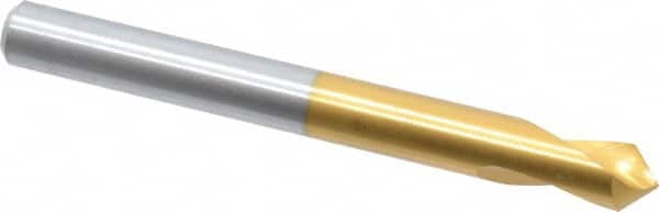 Guhring - 8mm Body Diam, 90°, 79mm OAL, High Speed Steel Spotting Drill - Strong Tooling