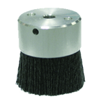 3" Diameter - Maximum Density Crimped Filament MINIATURE Disc Brush - 0.055/120 Grit - Strong Tooling