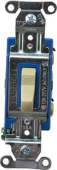 Hubbell Wiring Device-Kellems - 1 Pole, 120 to 277 VAC, 15 Amp, Industrial Grade, Toggle, Wall and Dimmer Light Switch - 1-5/16 Inch Wide x 4-1/16 Inch High - Strong Tooling