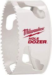 Milwaukee Tool - 6" Diam, 1-1/2" Cutting Depth, Hole Saw - Bi-Metal Saw, Toothed Edge - Strong Tooling