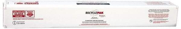 Recyclepak - 48 Inch Long x 6 Inch Wide x 6 Inch Deep, 4 Gallon, Lamp Recycling Box - 15 Piece, T12 or 30 Piece, T8 Capacity, Box - Strong Tooling