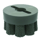 10" Diameter - Shell-Mill Holder Crimped Filament Disc Brush - 0.026/120 Grit - Strong Tooling