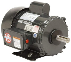 US Motors - 1.5 hp, TENV Enclosure, Auto Thermal Protection, 3,450 RPM, 115/230 Volt, 60 Hz, Industrial Electric AC/DC Motor - Size 143 Frame, Rigid Base Mount, 1 Speed, Ball Bearings, 17.4/8.7 Full Load Amps, B Class Insulation, CCW Lead End Rev - Strong Tooling