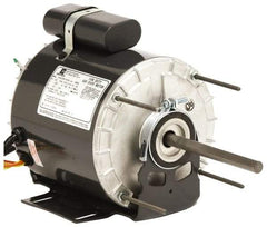 US Motors - 1/6 hp, TENV Enclosure, Auto Thermal Protection, 1,075 RPM, 115 Volt, 60 Hz, Industrial Electric AC/DC Motor - Size 48 Frame, Hub/Stud Mount, 2 Speed, Ball Bearings, B Class Insulation, Reversible - Strong Tooling