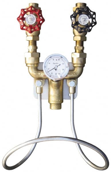 SuperKlean - 150 Max psi, Brass Water Mixing Valve & Unit - FNPT End Connections - Strong Tooling