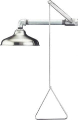 PRO-SAFE - Plumbed Drench Showers Mount: Horizontal Shower Head Material: Stainless Steel - Strong Tooling